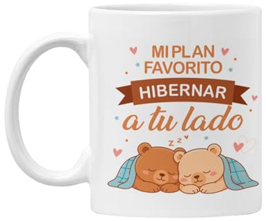 Detalles Únicos Regalos para Novios Boda, TAZA para parejas, Regalos Originales para Parejas, Taza Novio, Regalos Enamorados Mujer, Taza Amor, Regalo Novia, Regalos de San Valentin (Ositos)