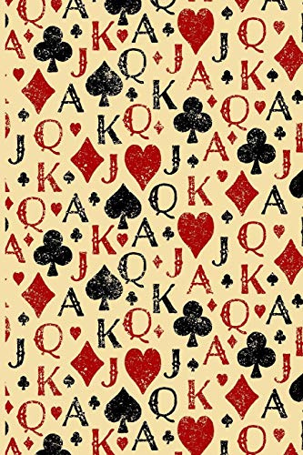 Playing Card Journal: College Ruled Notebook