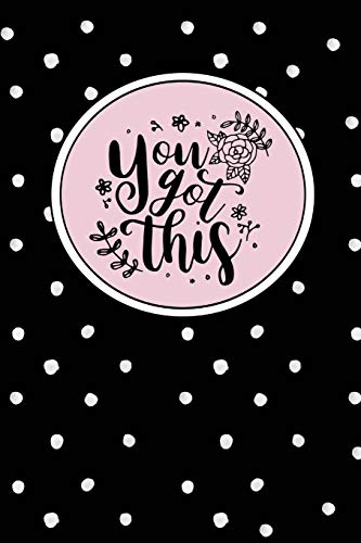 You Got This: Dot Grid Bullet Planner for Busy Moms. Turn Your Chaos Into Calm. White Dots on Black