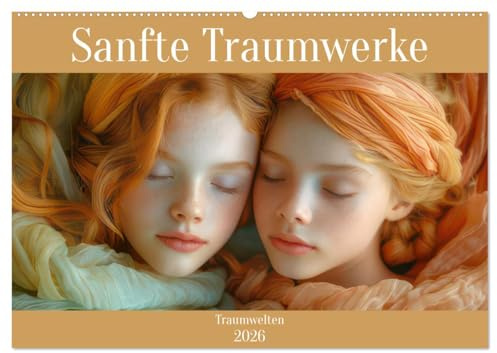Sanfte Traumwerke - Traumwelten (Wandkalender 2026 DIN A2 quer), CALVENDO Monatskalender: Zarte Fantasiewelten (CALVENDO Kunst)