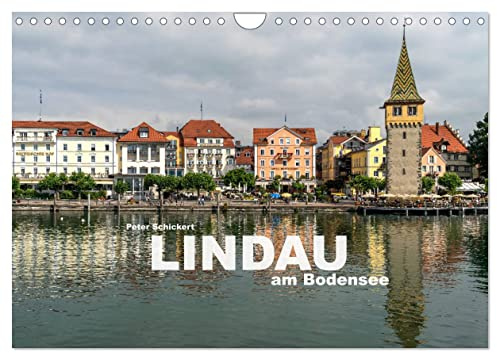 Lindau am Bodensee (Wandkalender 2026 DIN A4 quer), CALVENDO Monatskalender: Die wunderbare Altstadt von Lindau am Bodensee (CALVENDO Orte)
