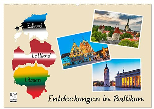 Entdeckungen im Baltikum (Wandkalender 2026 DIN A2 quer), CALVENDO Monatskalender: Das Baltikum - Entdeckungen in Osteuropa (CALVENDO Orte)