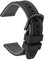 ULLCHRO Bracelet Montre Remplacer Silicone Bracelet Montre Bicolore - 20, 22, 24, 26mm Caoutchouc Montre Bracelet avec Acier Inoxydable Boucle Noir (24mm, Noir et Gris)