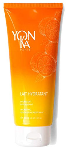 Vitality Feuchtigkeitsspendende Körpermilch Yonka 200ml - 96% Natürlicher Ursprung - Reparierende Feuchtigkeitspflege mit Vitamin E - Leicht, nicht fettend, mit Mandarin und Süßorangenölen