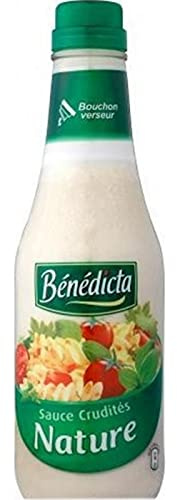 Bénédicta Sauce Crudités Nature avec Bouchon Verseur 735g (lot de