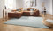 Hanse Home Teppich Supersoft Kurzflor Wohnzimmer-Teppich Modern Flauschig Weich Einfarbig für Wohnzimmer Küche Flur oder Schlafzimmer Hellblau 80x150 cm