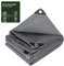 Laneetal Lona Impermeable Exterior 3x6m 500 g/m² Lona de Protección Toldo Reforzado PVC con Ojales, Duradera Resistente a Desgarros para Protección Terrazas Muebles Jardín Coche，Gris Oscuro
