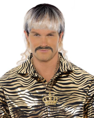 Tiger King Vokuhila Perücke für Herren