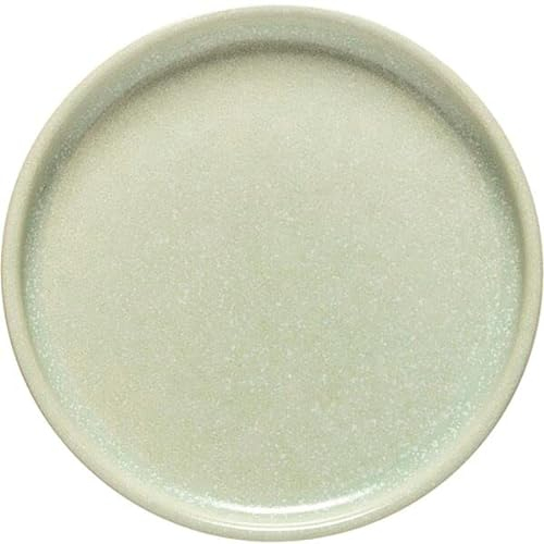 Grestel - Produtos Ceramicos, S.A. Costa Nova Redonda - Platos planos, color verde, diámetro 130 mm, 6 unidades