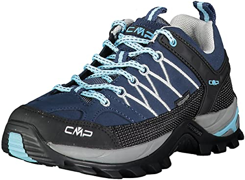 CMP Rigel Low Wmn Trekking Shoes Wp Damen Wanderschuhe, Blue Stone, 39 EU