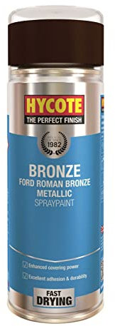 Hycote Colour Spray Paint XUK1028 Ford Roman Bronze Metallic 400ml x 24