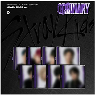 JYP Ent. STRAY KIDS - ODDINARY [JEWEL CASE ver.] Album + Extra Photocards Set (zufällige Version) JYP KPOP IDOL, 120 x 120 x 10 mm