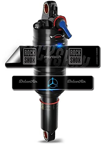 BUSEB Aufkleber for hintere Fahrraddämpfer Rock-Shox Monarch RT3 Aufkleber for hintere Dämpfer MTB AM/DH Shck Decals (Color : Custom Color)