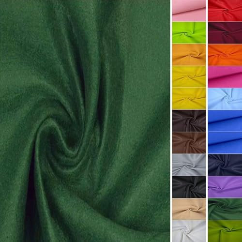StoffBook GRÜN UNIVERSELLER FILZSTOFF 1MM DICK-90CM STOFF STOFFE, D500