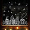 Wandtattoo Loft Fensterbilder Weihnachten Häuserreihe – Wiederverwendbar – A4 Bogen, 44 Sticker – Weihnachstdeko Fenster Kinderzimmer, Weihnachtsbilder Fenster, Fensterbild Winter, Fensterdekoration