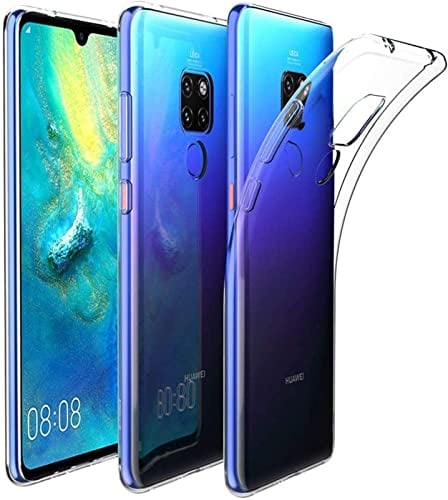 Oprimio Kristallklar Hülle für Huawei Mate 20 [Silikon Hülle] [%100 Durchsichtig] [Deutsche Material] [Ultra Dünn] [Kratzfest/Stoßfest] [Tropfenfrei] Klar Handyhülle für Huawei Mate 20