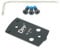 DPP Titanium Placa adaptadora para Glock 43X/48 MOS Hellcat OSP Holosun EPS - GL-EPST