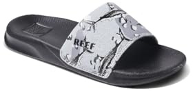 Reef Kids Boys Sandals Kids One Slide Grey Camo Shark UK Size 2