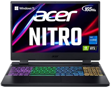acer Nitro 5 Gaming Laptop AN515-23000 pollici QHD 165 Hz,Intel Core i7-12700H,14 Core 2.3 Ghz,GeForce RTX 3070Ti,16GB DDR4 2TB SSD,Windows 11 Home,Wi-Fi 6,TWE Mouse Pad