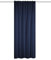 HOME WOHNIDEEN Thermoschal ESKAMIO blickdicht, Leinenstruktur, Multifunktionsband, Farbe:blau, Größe:160 x 135 cm, Anzahl:1x
