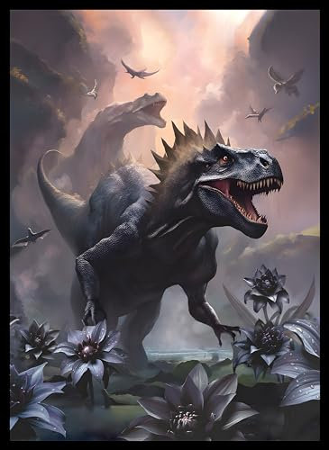 MTG Magic The Gathering (Black Lotus Dinosaur) - 100ct Matte TCG Card Art Sleeves by Ai Armor