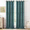 WOLTU Samtvorhang Gardinen mit Ösen Vorhang Blickdicht 135x225 cm, 2er Set Verdunklungsvorhänge Samt Thermovorhang Kälteschutz Winter, Velvet Samt Curtains für Deko Schlafzimmer Wohnzimmer, Dunkelgrün