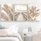 Pampasgras Leinwand bilder 3er set,Moderne Boho style Poster,Beige Pampas Wild Schilf Wandbilder,Home deko Bilder für Wohnzimmer Schlafzimmer Flur, Ohne Rahmen (Style-1,60x90cmx3pcs)