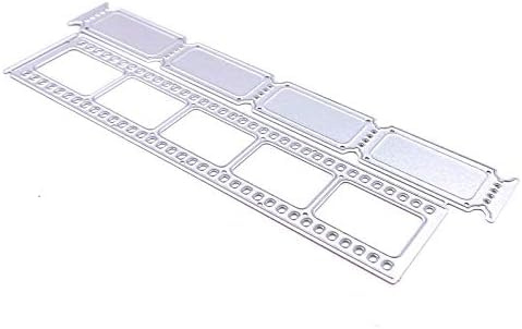 Silberfolienstreifen und Tickets, Metall-Stanzformen, Schablonen für DIY, Scrapbooking, dekorative Prägung, DIY-Papierkarten, Stanzformen und Prägen, Scrapbooking-Stanzformen, Explodierende Stanzform
