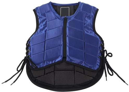 HERCHR Equestrian Vest, Horse Riding Vest Foam Padded Safety Horse Riding Protective Gear Body Protector for Young Man Body Protector