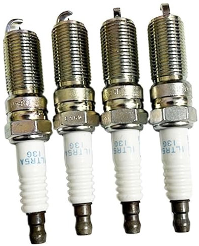 Zündkerze 4 Stück Laser-Iridium-Zündkerzen L3Y2-18-110 ILTR5A-13G Kompatibel mit Mazda 3 5 6 Wagon CX-7 ILTR5A13G L3Y218110 1379739 6M8G12405BB Zündspule Zündkerze