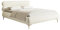 Selsey Bett Polsterbett Doppelbett 160 x 200 cm Mit Holzlattenrost Goldene Beine Schlafbett Chenille Creme Roule