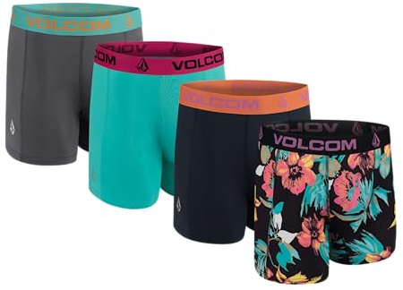 Volcom Herren Volcom Boxer Briefs Boxershorts (4er Pack)