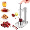 Holzsammlung Dénoyauteur de Cerises Multifonction, Dénoyauteur à Cerises pour Usage Intensif en Acier Inoxydable, Dénoyauteur Manuel Pour Enlèvement Rapide des Noyaux de Cerises, Jujubes, Prunes,etc