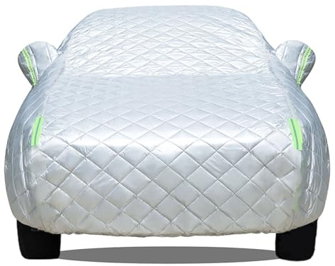 Gaoxianglin Hagelschutz Abdeckplane Auto für Seat Arona, Hagelschutzplane Auto Outdoor Allwetter-Wasserdicht UV-Schutz Winddicht Außen Vollständige Autoabdeckung(Silver,für Seat Arona)