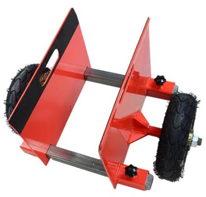 Panel Dolly Adjustable Panel Cart for Moving, Wood Drywall Door Glass Mover for Home Warehouse Worksites With 8.7 Solid Wheels & 2 Handles