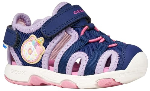 Geox BABY GIRL B SANDAL MULTY GIRL SANDALS NAVY/LILAC 21_EU
