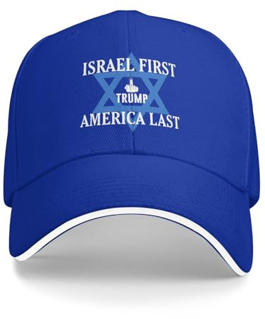 Anceky Pro-Israel Black Hat – America Last 8647 FDT Design für Männer und Frauen