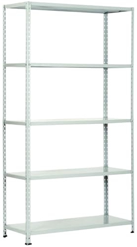 EffeDecor Scaffale in Metallo Lamiera con Ripiani Fornito in kit Carico Pesante Completo Scaffalatura Ideale per Magazzino,Casa,Ufficio,Negozi Cantine Varie Dimensioni (80x40x200 cm)
