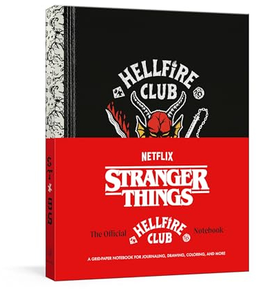 Stranger Things: The Official Hellfire Club Notebook: A Grid-Paper Notebook for Journaling, Drawing, Coloring, and More