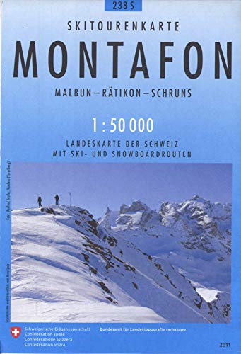 Montafon Skirouten 1:50'000