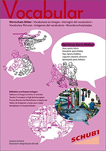 Vocabular: Kopiervorlagen Spielzeug, Sport, Freizeit, Hobbys (Vocabular Wortschatz-Bilder)