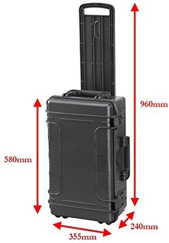 Mobile Large 30 Ltr Waterproof IP67 Rated Hard Protective Camera Case with Foam - Perfect for AVCCAM Camcorders!