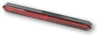 Universal Motorrad SHIN YO Rückstrahler selbstklebend rot 13 x132 mm