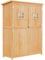 Outsunny Gartenschrank Holz Geräteschuppen Gerätehaus Geräteschrank Pultdach Garten Natur 127,5x50x164cm