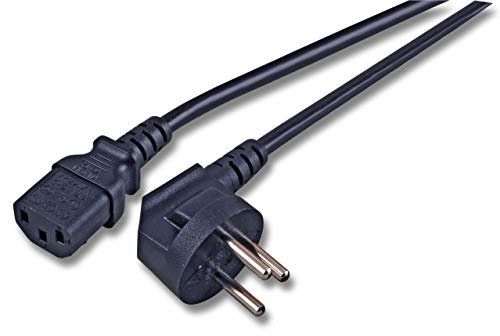 EFB-Elektronik EK491.1,8 - Enchufe Tipo H - C13 acoplador - 250 V - 10 A - Negro