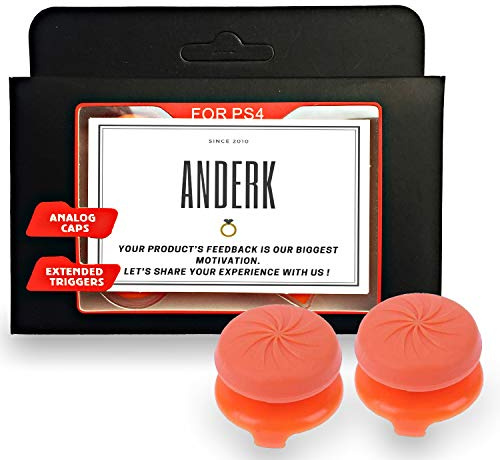 ANDERK Thumb Stick Aufsätze für PS4 Controller ( für ego schooter spiele ) | PS4 Controller Sticks | PS4 Controller Schutzkappen