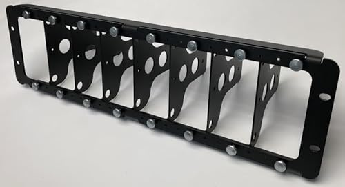 19inch 3U Rack to Mount 1-8 (max. 12x) Compatible with Specific Intel and Asus NUCs (8 mounting Plates Included)