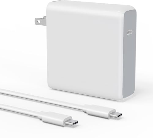 Mac Book Pro Charger-96W USB C Charger Power Adapter Compatible for MacBook Pro 16 15 14 13 Inch, MacBook Air 13 Inch 2021 2020 2019 2018, New iPad Pro, Include Charge Cable（6.5 ft）