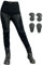 GEBIN Motorradhose Damen, Damenjeans Atmungsaktiv Motorrad Hose Motorradrüstung Schutzauskleidung Motorcycle Biker Pants 4 x Schutz Ausrüstung (Schwarz,XXS=W27.6''(70cm))