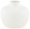 AmeliaHome Vase aus Keramik Dekovase Tischvase Dekoration Bali Creme